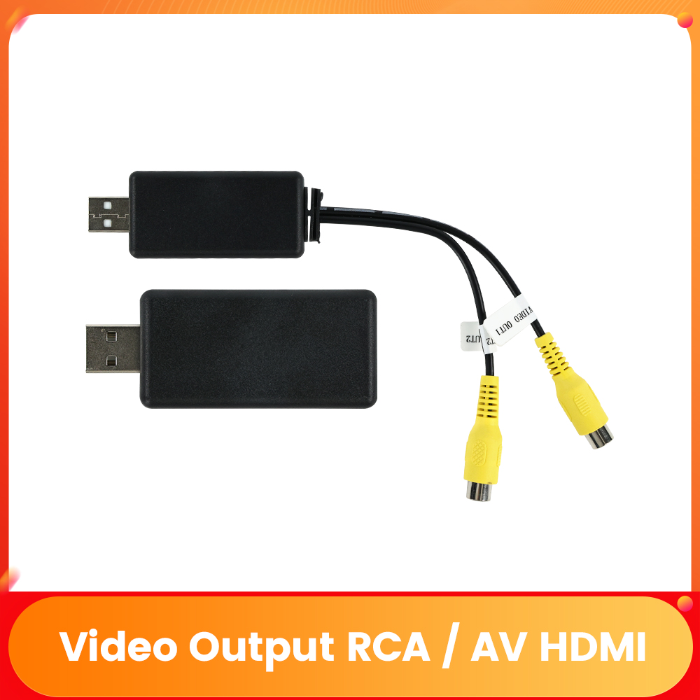 Hdmi Cable - USB CVBS RCA Video Çıkışı Adaptör