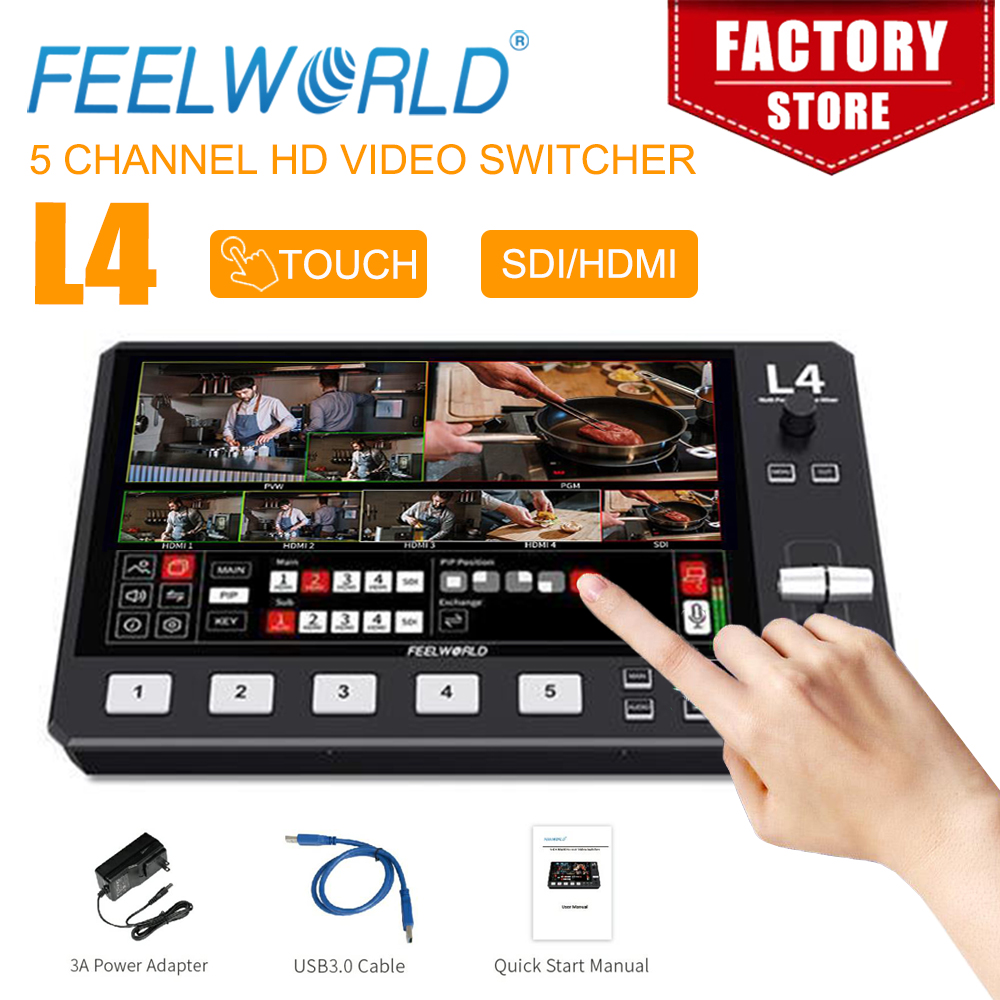 FEELWORLD L4 10.1 inç çoklu ka - Hdmi Cable incelemesi ve fiyatı