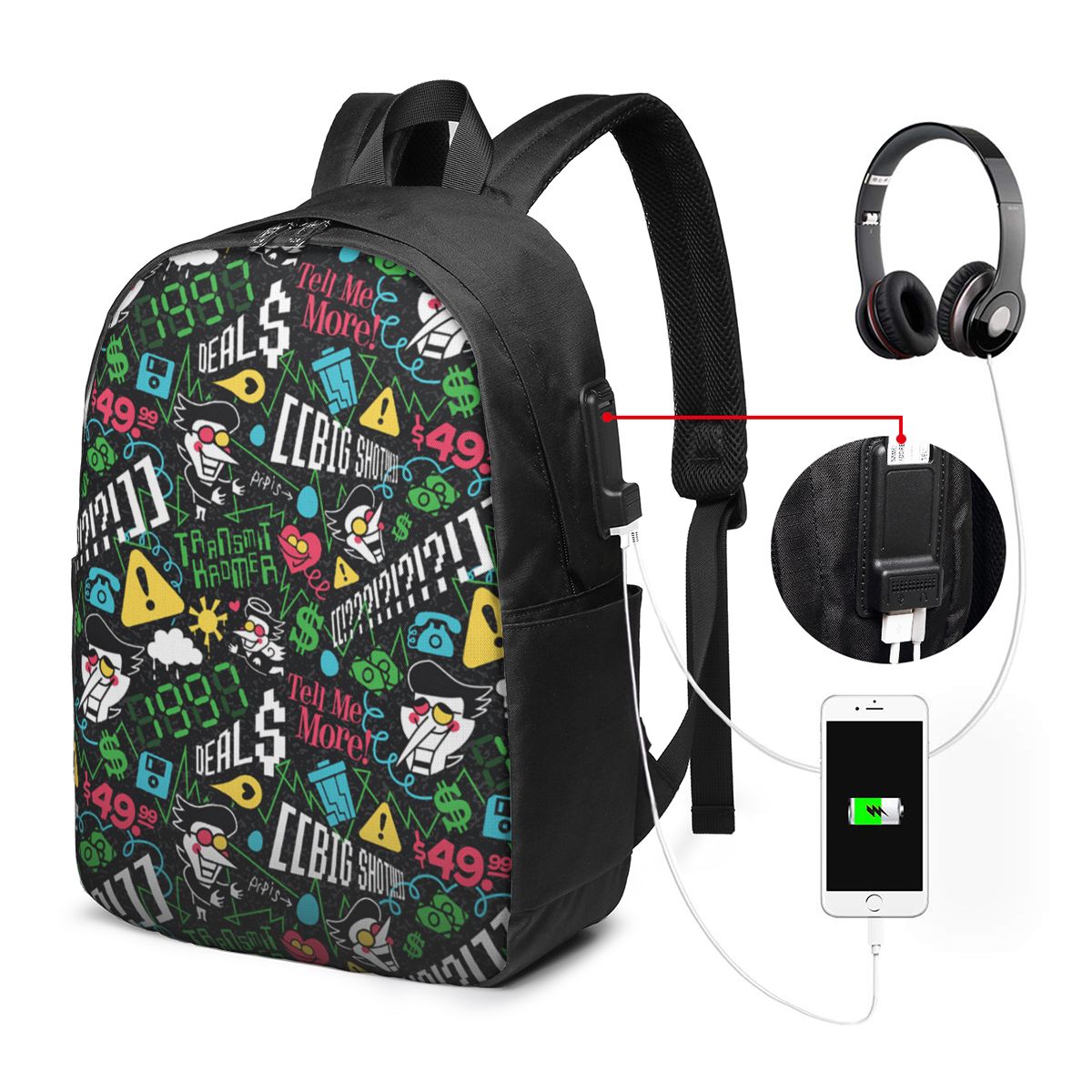 Deltarune SPAMTON G Sırt Çanta - Laptop Bag incelemesi ve fiyatı