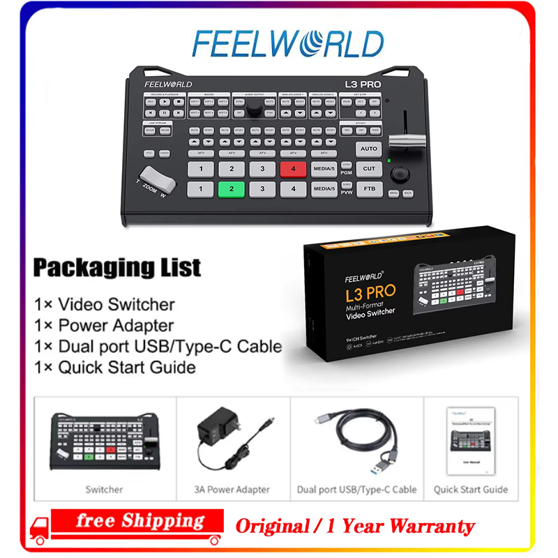 FEELWORLD L3 PRO 5 Kanallı Vid - Hdmi Cable incelemesi ve fiyatı