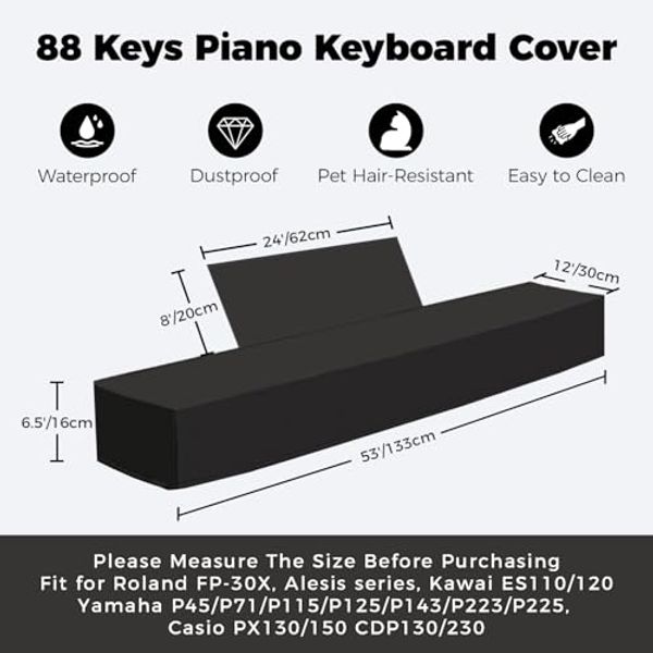 Piyano Klavyesi Toz Kılıfı, 88 - Keyboard Cover incelemesi ve fiyatı