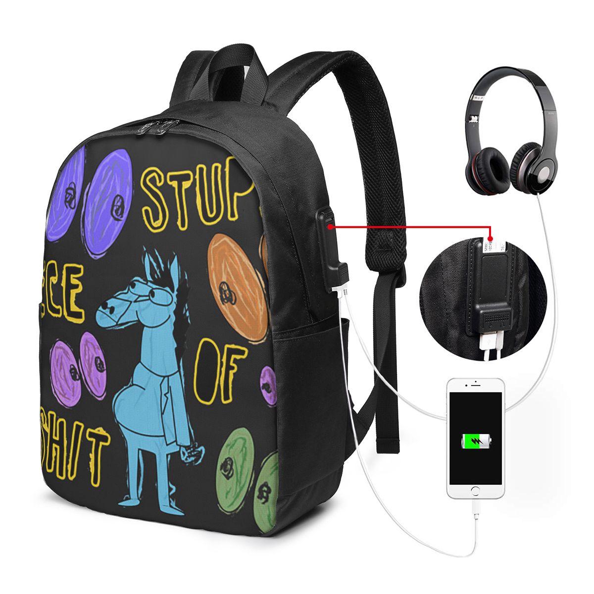 Karikatür Bojack Horseman Apta - Laptop Bag incelemesi ve fiyatı